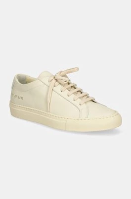 Common Projects sneakersy skórzane Original Achilles Low kolor beżowy 3701