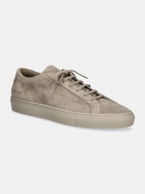 Common Projects sneakersy zamszowe Original Achilles in Suede kolor beżowy 2431.0241