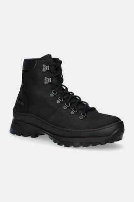 Common Projects trapery skórzane Hiking Boot męskie kolor czarny 2454