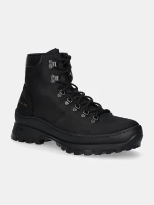 Common Projects trapery skórzane Hiking Boot męskie kolor czarny 2454