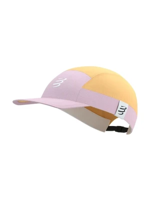 Compressport czapka z daszkiem 5 Panel Light kolor różowy gładka XHWU7924