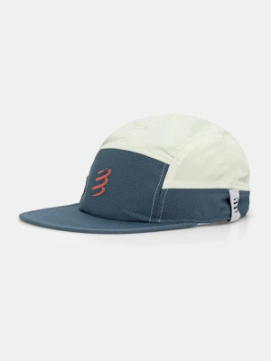 Compressport czapka z daszkiem 5 Panel Light kolor zielony XHWU792