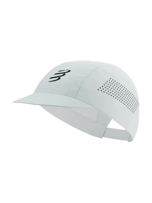 Compressport czapka z daszkiem Pro Racing kolor biały gładka XHWU732