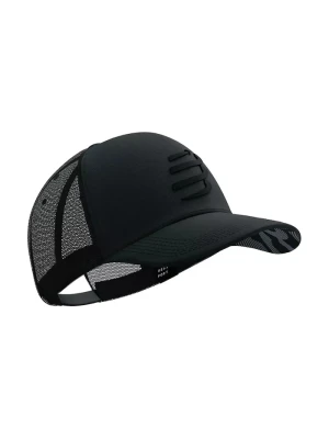 Compressport czapka z daszkiem trucker bawełniana Trucker czarny