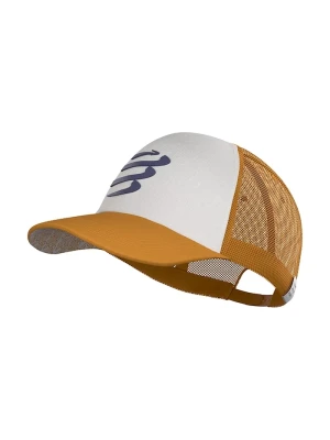 Compressport czapka z daszkiem trucker bawełniana Trucker żółty