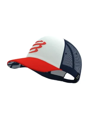 Compressport czapka z daszkiem Trucker Cap kolor multicolor wzorzysta XHWU4190