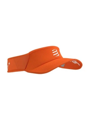 Compressport daszek Visor Ultralight kolor pomarańczowy z nadrukiem XHWU3894