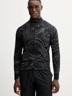 Compressport kurtka treningowa Hurricane Windproof kolor czarny przejściowa AJVM110