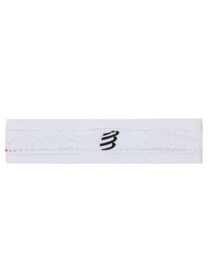 Compressport Opaska materiałowa Thin Headband On/Off CU00010B Biały