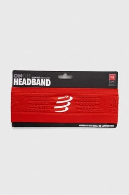 Compressport opaska na głowę Headband On/Off kolor czerwony XBNU3903