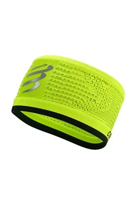 Compressport opaska na głowę On/Off Flash Fluo kolor zielony XBNU1777