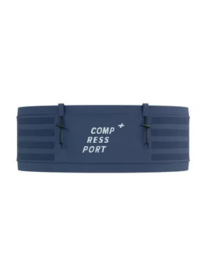 Compressport pas biegowy Free Belt Pro kolor niebieski CU00011B