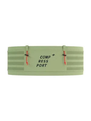 Compressport pas biegowy Free Belt Pro kolor zielony CU00011B