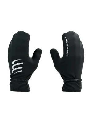 Compressport rękawiczki Hurricane czarny