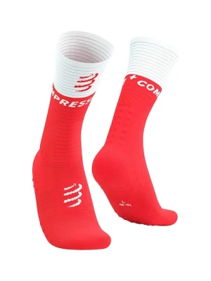 Compressport skarpetki Mid Compression v2.0 kolor czerwony SQTU354