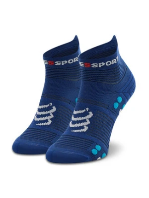 Compressport Skarpety długie Pro Racing Socks V4.0 Run Low XU00047B_533 Granatowy