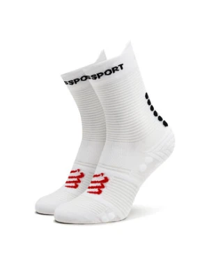Compressport Skarpety długie Pro Racing V4.0 Run High XU00046B Biały