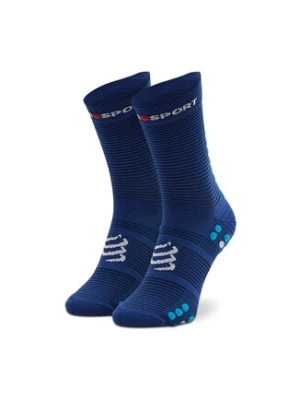 Compressport Skarpety wysokie unisex Pro Racing Socks V4.0 Run High XU00046B_533 Granatowy