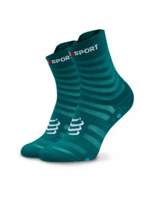 Compressport Skarpety wysokie unisex Pro Racing Socks V4.0 Ultralight Run High XU00050B Zielony