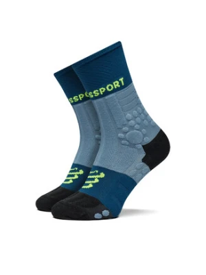 Compressport Skarpety wysokie unisex Pro Racing Socks Winter Trail SCRU2045 Niebieski