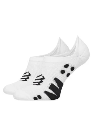 Compressport Stopki No Show XU00045 Biały