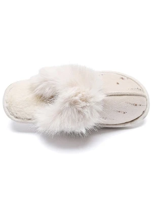 Confly Kapcie w kolorze beżowym rozmiar: 39