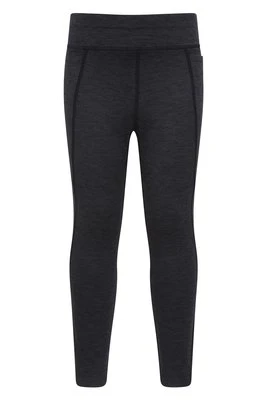Contin — dziecięce termiczne legginsy trekkingowe - Grey Mountain Warehouse