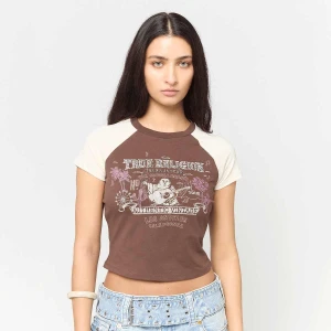 Contrast Raglan Baby Tee True Religion