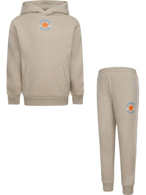 Zdjęcie produktu Converse 2-częściowy zestaw w kolorze beżowym rozmiar: 116/122