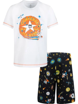 Converse 2-częściowy zestaw w kolorze biało-czarnym rozmiar: 104/110