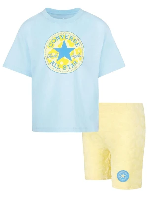 Converse 2-częściowy zestaw w kolorze błękitno-żółtym rozmiar: 80/86