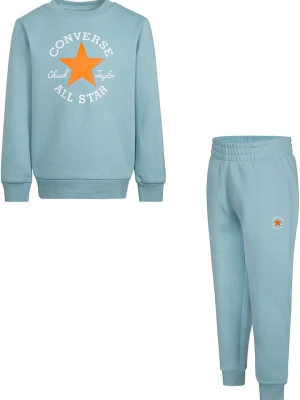Converse 2-częściowy zestaw w kolorze błękitnym rozmiar: 140-152