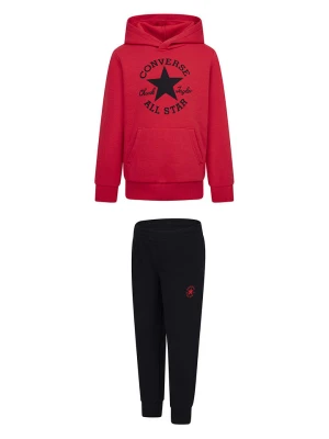 Converse 2-częściowy zestaw w kolorze czarno-czerwonym rozmiar: 152/158