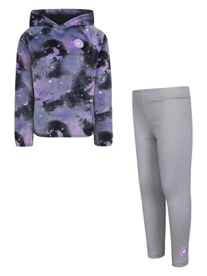 Converse 2-częściowy zestaw w kolorze fioletowo-szarym rozmiar: 110/116