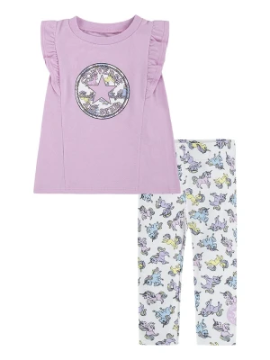 Converse 2-częściowy zestaw w kolorze jasnoróżowym rozmiar: 98/104