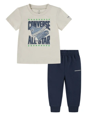 Converse 2-częściowy zestaw w kolorze kremowo-granatowym rozmiar: 80/86