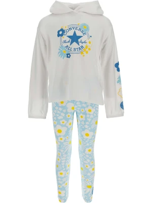 Converse 2-częściowy zestaw w kolorze kremowym rozmiar: 116/122