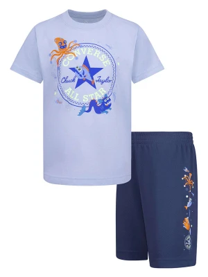 Converse 2-częściowy zestaw w kolorze niebieskim rozmiar: 116/122