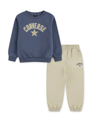 Converse 2-częściowy zestaw w kolorze niebiesko-beżowym rozmiar: 110 / 116