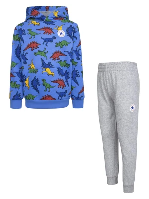 Converse 2-częściowy zestaw w kolorze niebiesko-szarym rozmiar: 86/92