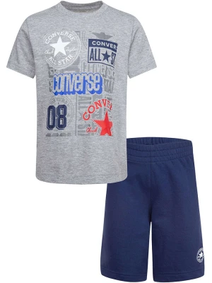 Converse 2-częściowy zestaw w kolorze szaro-granatowym rozmiar: 116/122