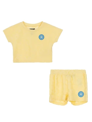 Converse 2-częściowy zestaw w kolorze żółtym rozmiar: 86/92