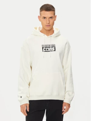 Converse Bluza Cons Hoodie 10026148-A10 Écru Regular Fit