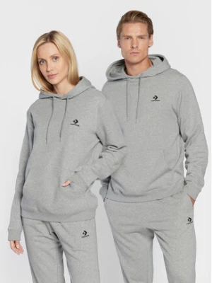 Converse Bluza Unisex Go-To Embroidered Star Chevron 10024509-A06 Szary Standard Fit