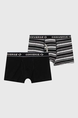 Converse bokserki dziecięce 2-pack kolor czarny