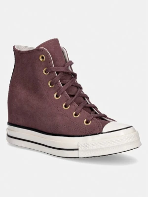 Converse Chuck 70 Wedge trampki damskie zamszowe