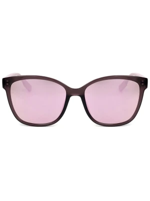 Converse Damskie okulary przeciwsłoneczne w kolorze fioletowo-jasnoróżowym rozmiar: 56
