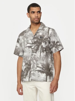 Converse Koszula M Aop Resort Shirt 10026435-A01 Szary jasny Regular Fit