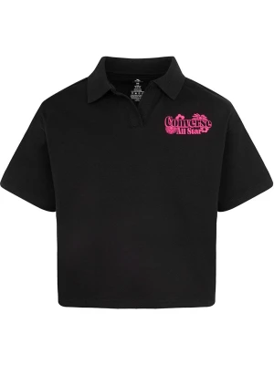Converse Koszulka polo w kolorze czarnym rozmiar: 158-170