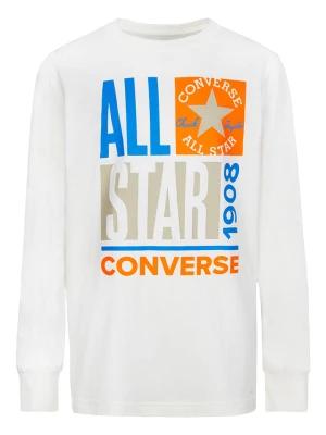 Converse Koszulka w kolorze białym ze wzorem rozmiar: 140-152